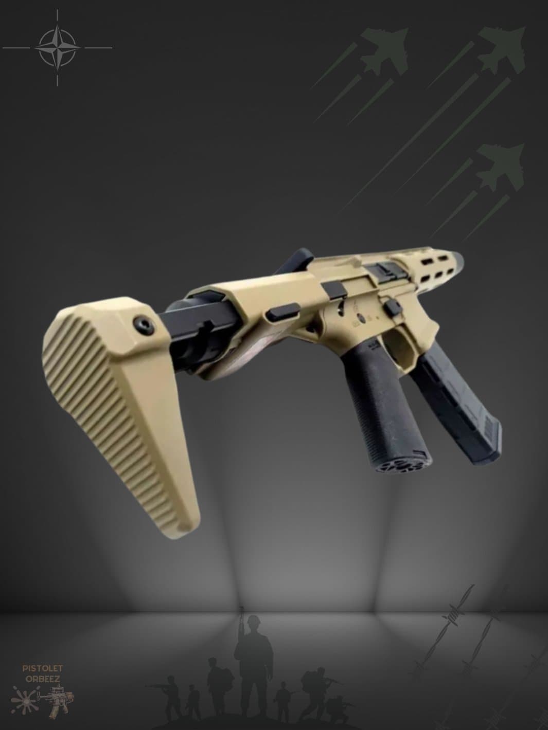 fusil orbeez HL-015-AAC-Honey-Badger