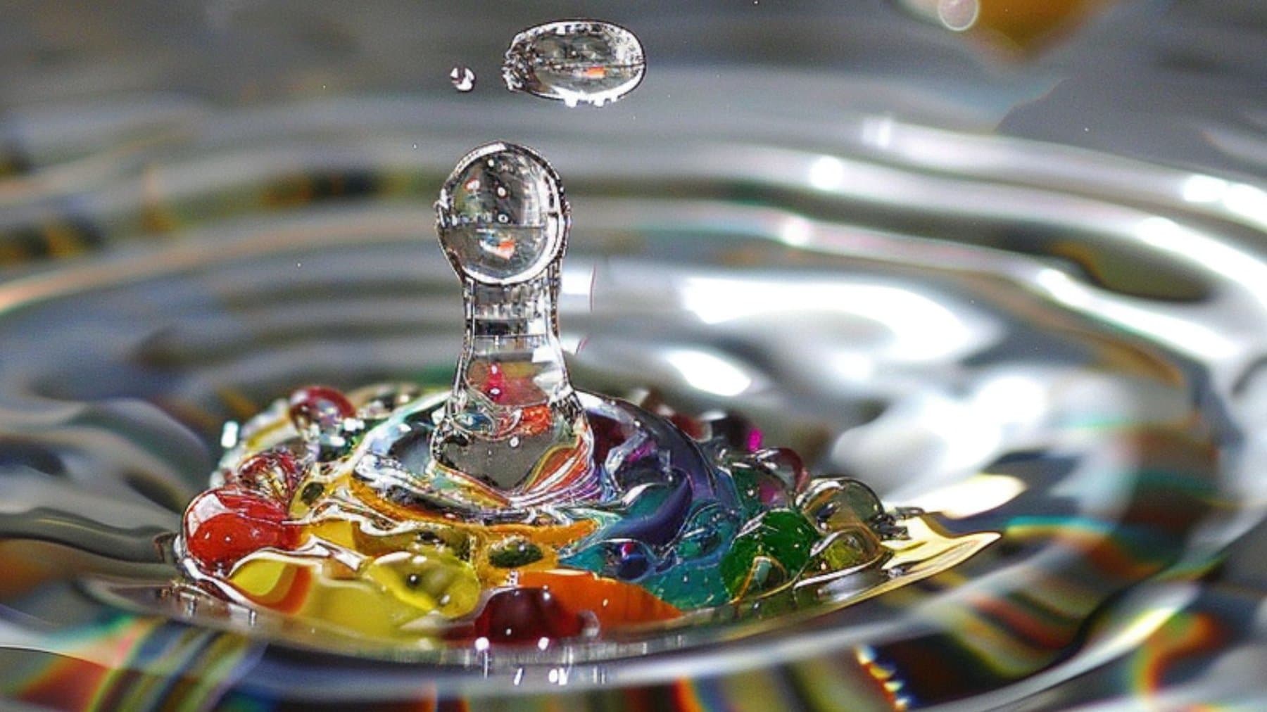 billes d'orbeez dans l'eau