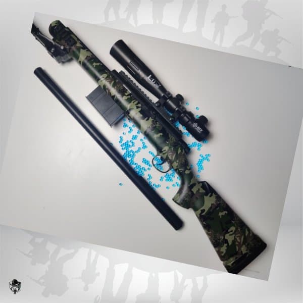 Gel blaster 98K sniper à orbeez camouflage
