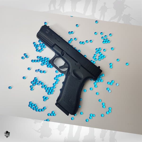 glock 17 gel blaster de couleur noire